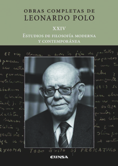(L.P. XXIV) Estudios de filosofía moderna y contemporánea