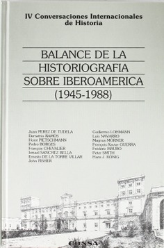 Balance de la historiografía sobre Iberoamérica