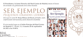 Presentación «Ser Ejemplo» en El Real Casino de Madrid