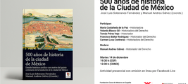 Presentación de "500 años de historia de la Ciudad de México"