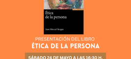 Presentación online del libro "Ética de la persona"